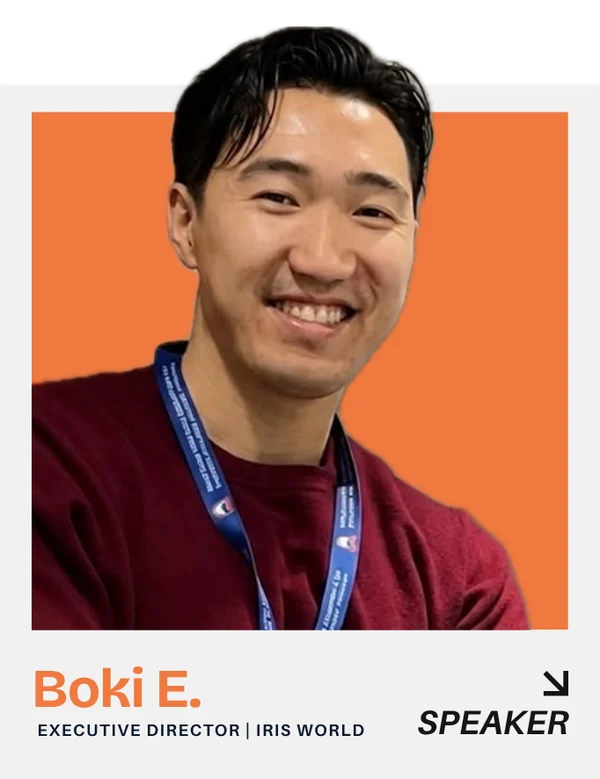 Boki E. — Executive Director, Iris World. Speaker.